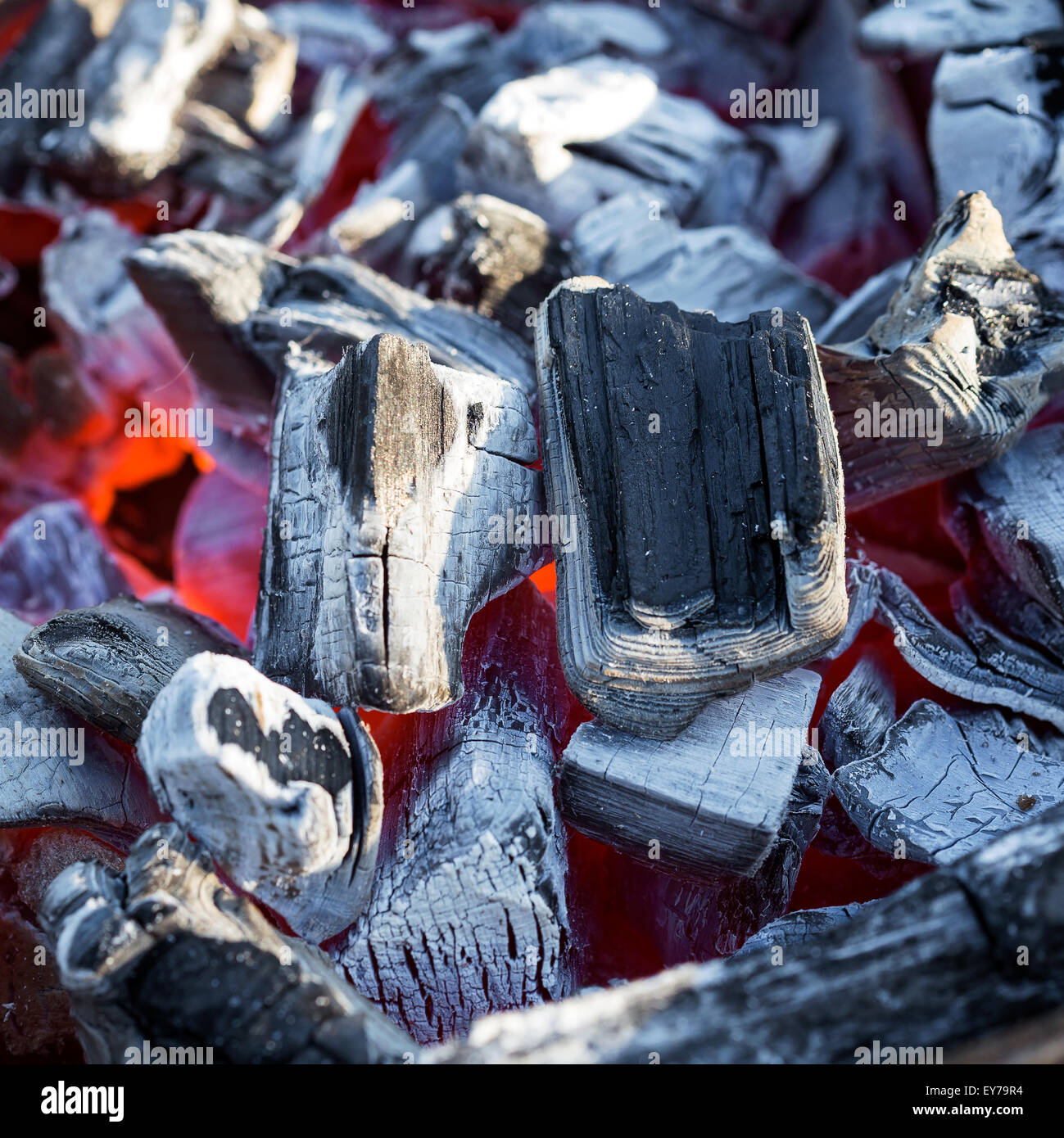 Burning charcoal, closeup Stock Photo Alamy