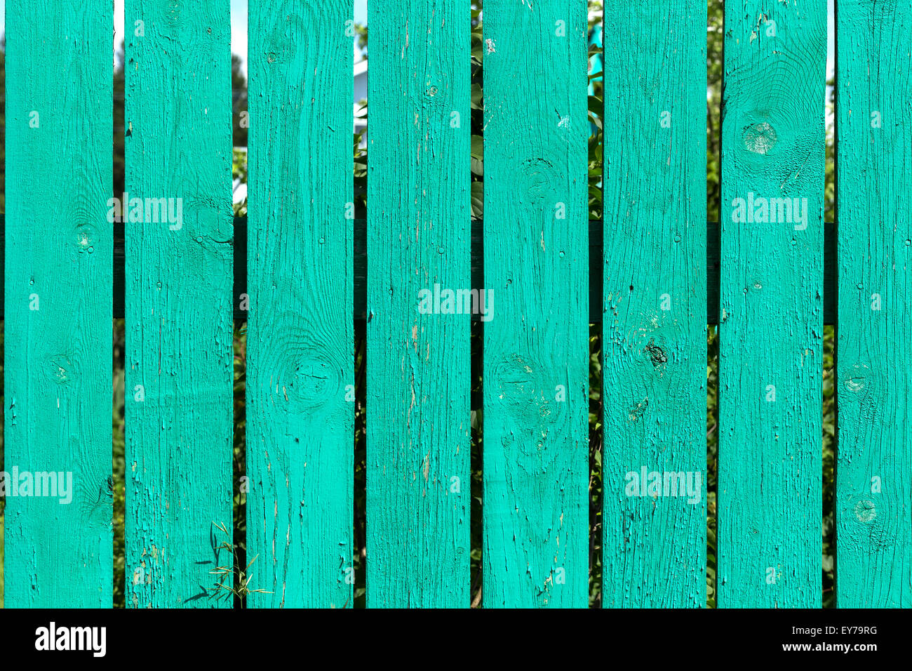 Old green wooden fence background Stock Photo - Alamy