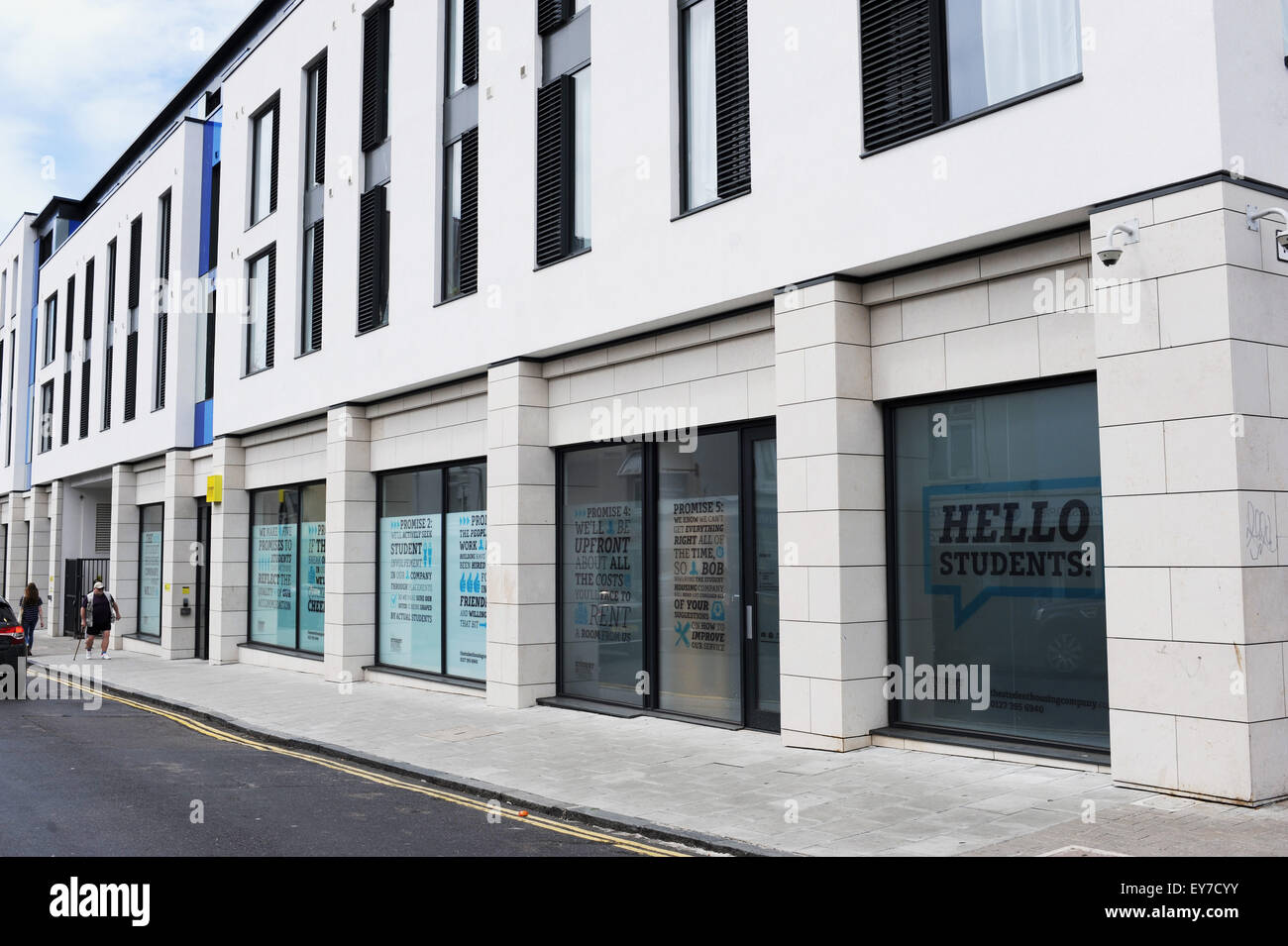 Recently built student built by the Student Housing