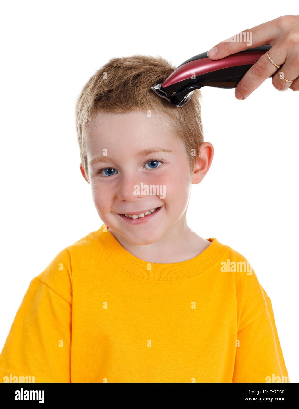 how to cut boy hair with machine