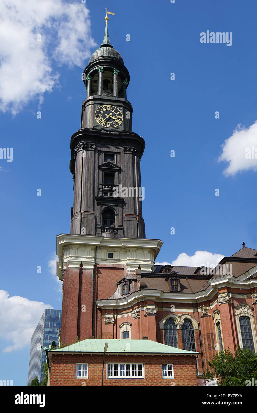 Hamburg Germany St Michaels Church Stock Photos & Hamburg Germany St ...