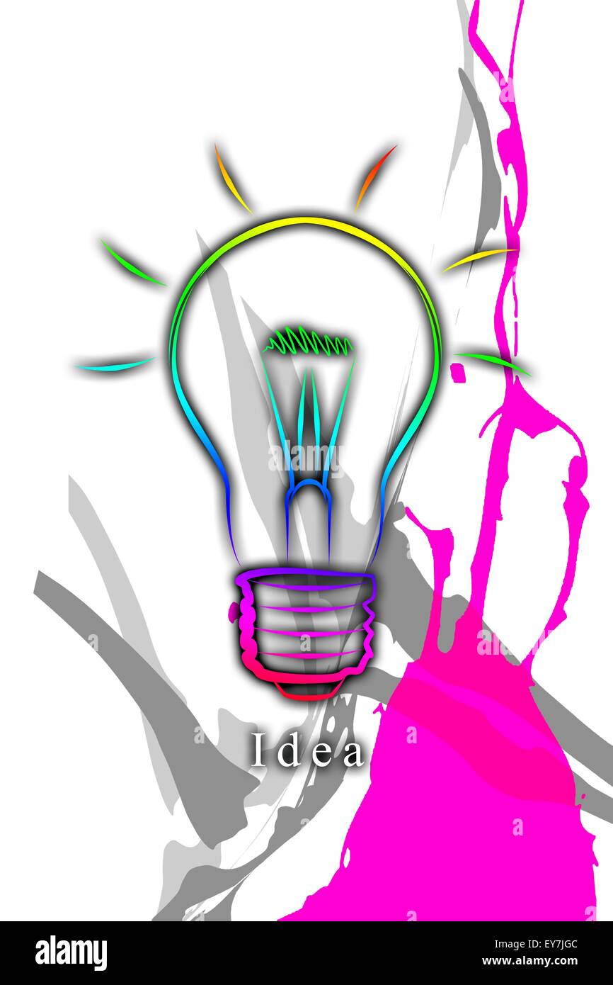 This is a nice design, the idea icon illustation Stock Photo - Alamy