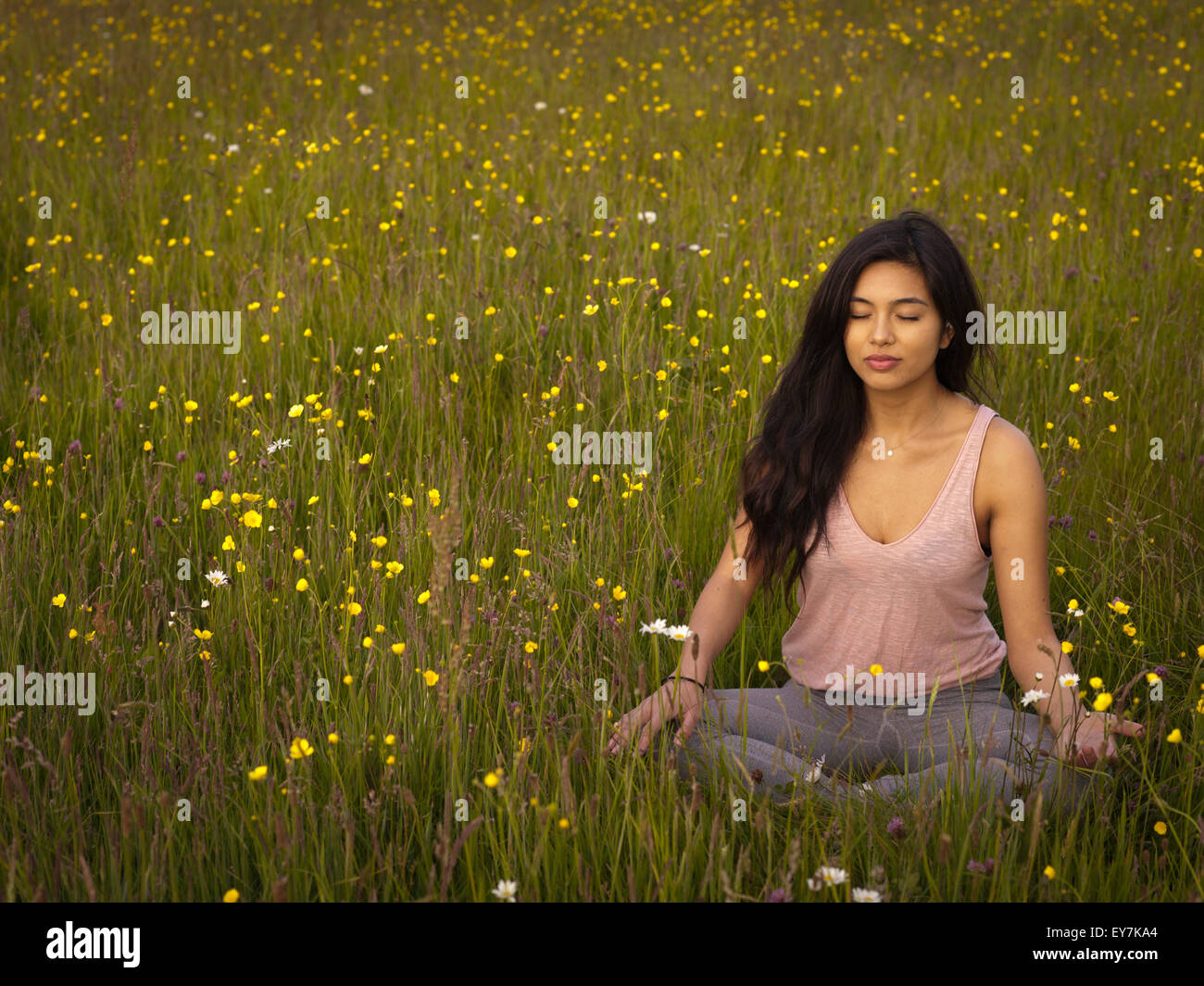 mindfulness meditation Stock Photo