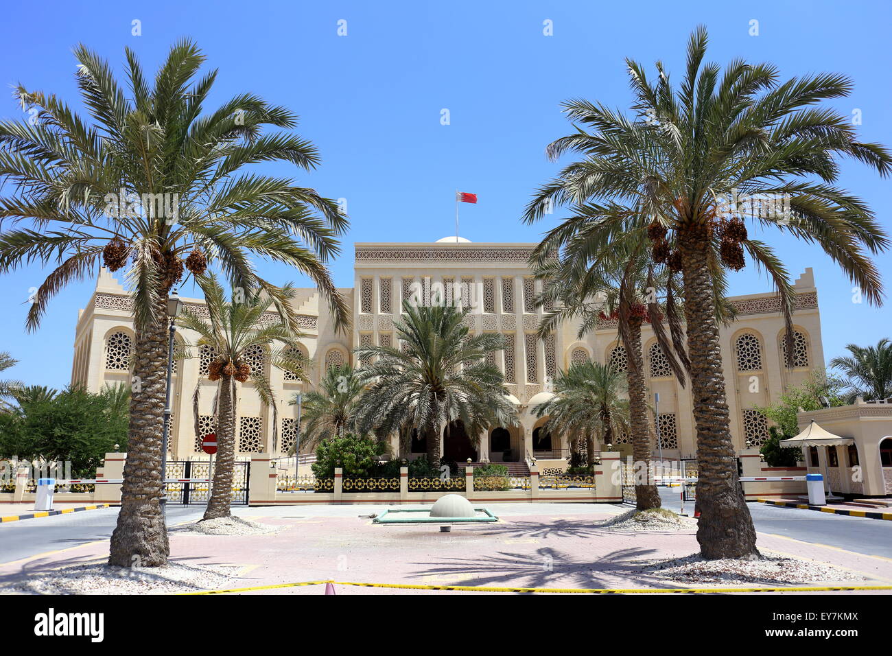 Library at the Al-Fatih (Great) Mosque, Juffair, Kingdom of Bahrain Stock Photo