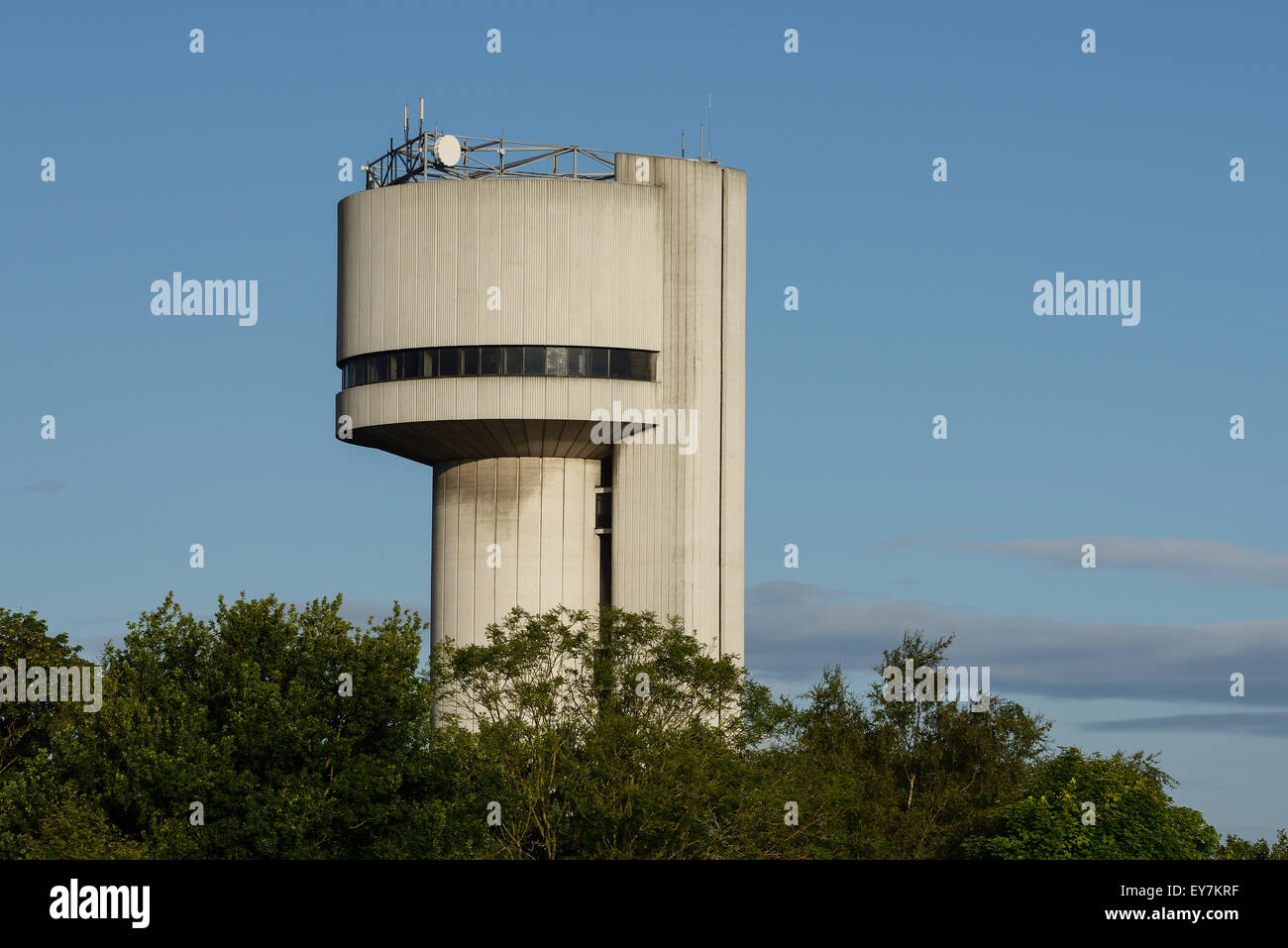 The tower at Daresbury laboratory and research centre in Cheshire UK Stock Photo