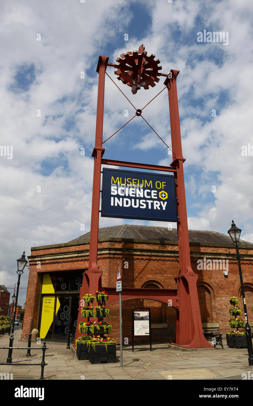 The museum of science and industry in Manchester UK Stock Photo