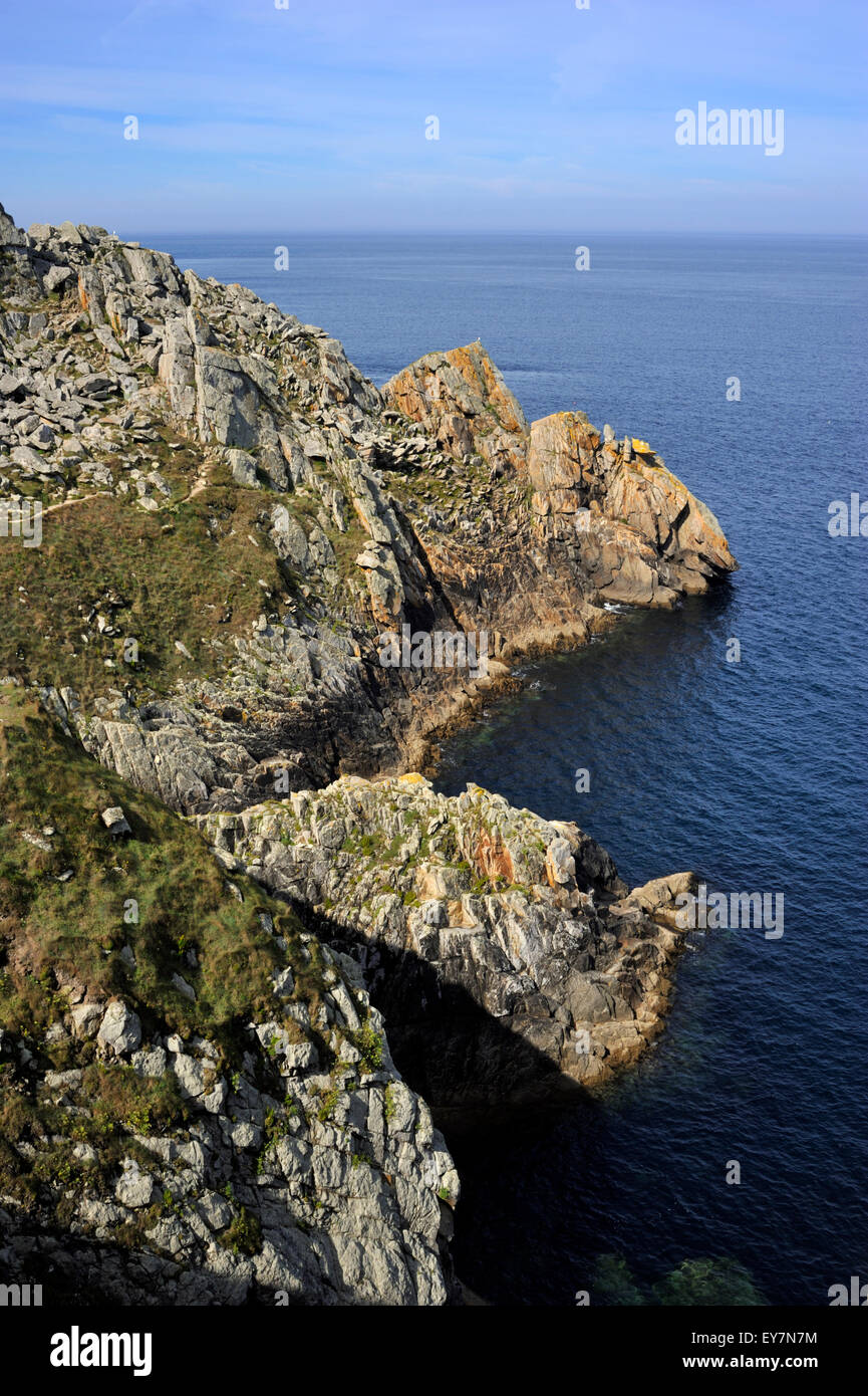 France, Brittany (Bretagne), Finistère, Pointe du Raz Stock Photo