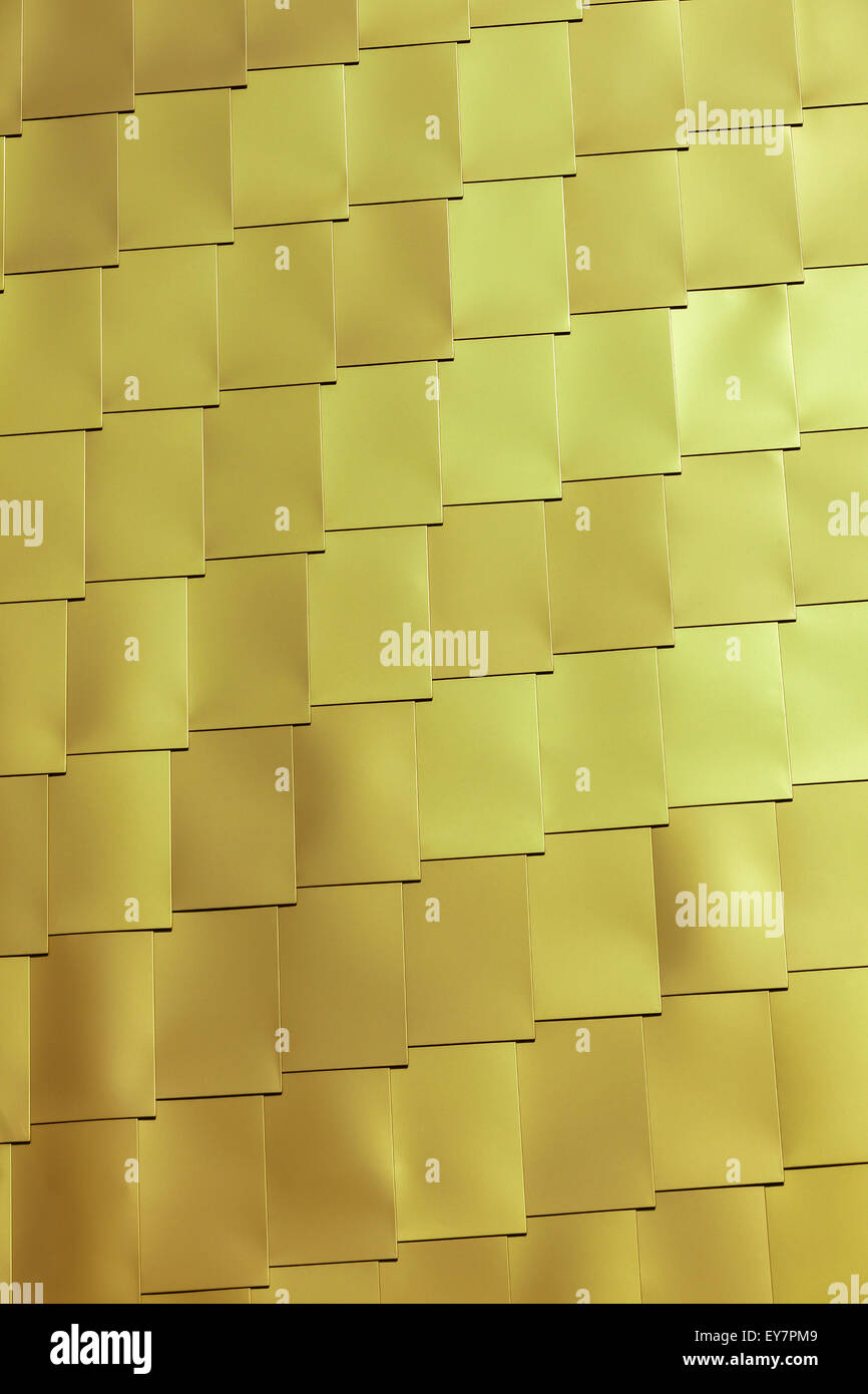 Yellow Vinyl Tile wall Background. Vertical shot Stock Photo Alamy