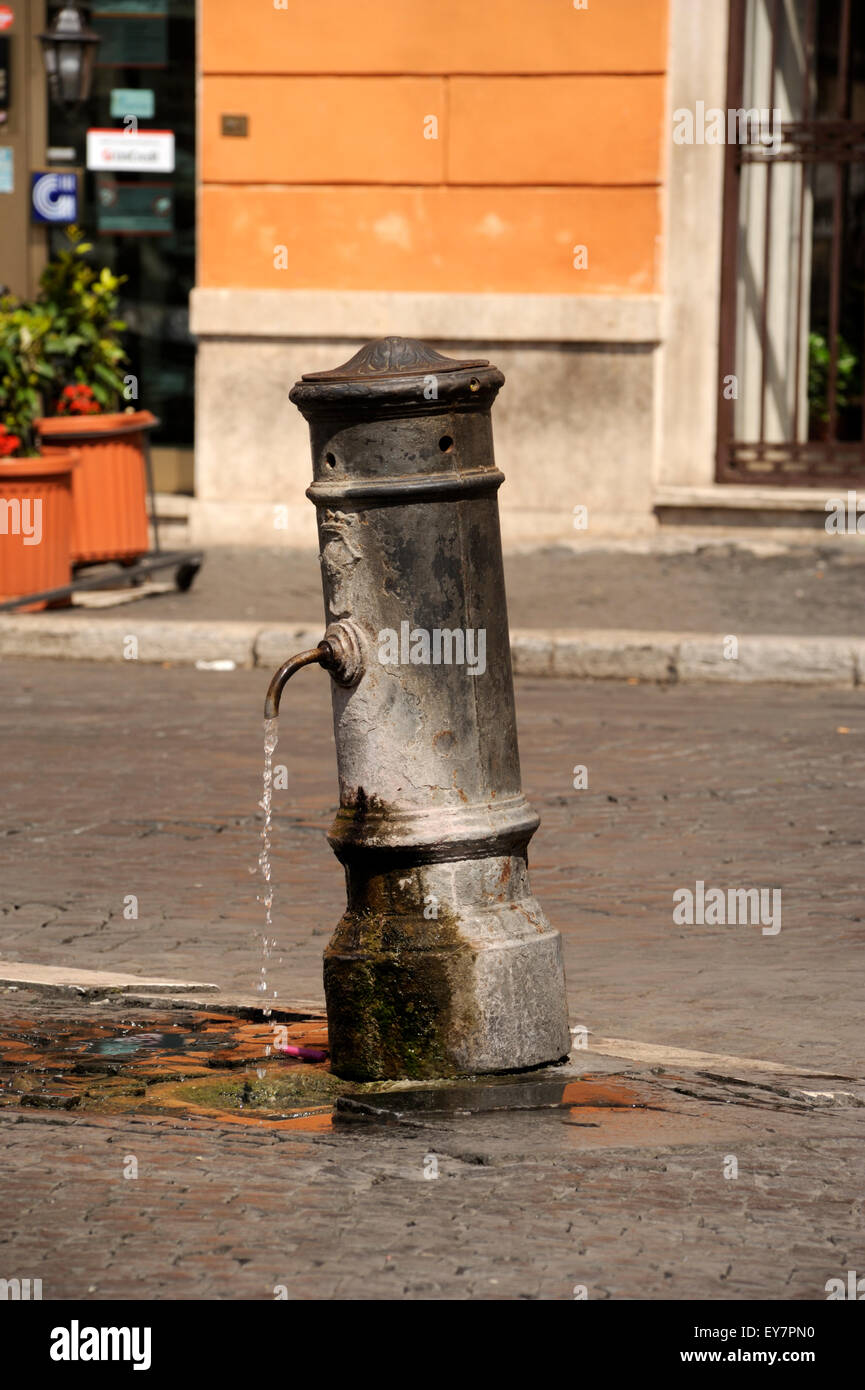 Italy, Rome, Piazza Navona, water fountain Stock Photo