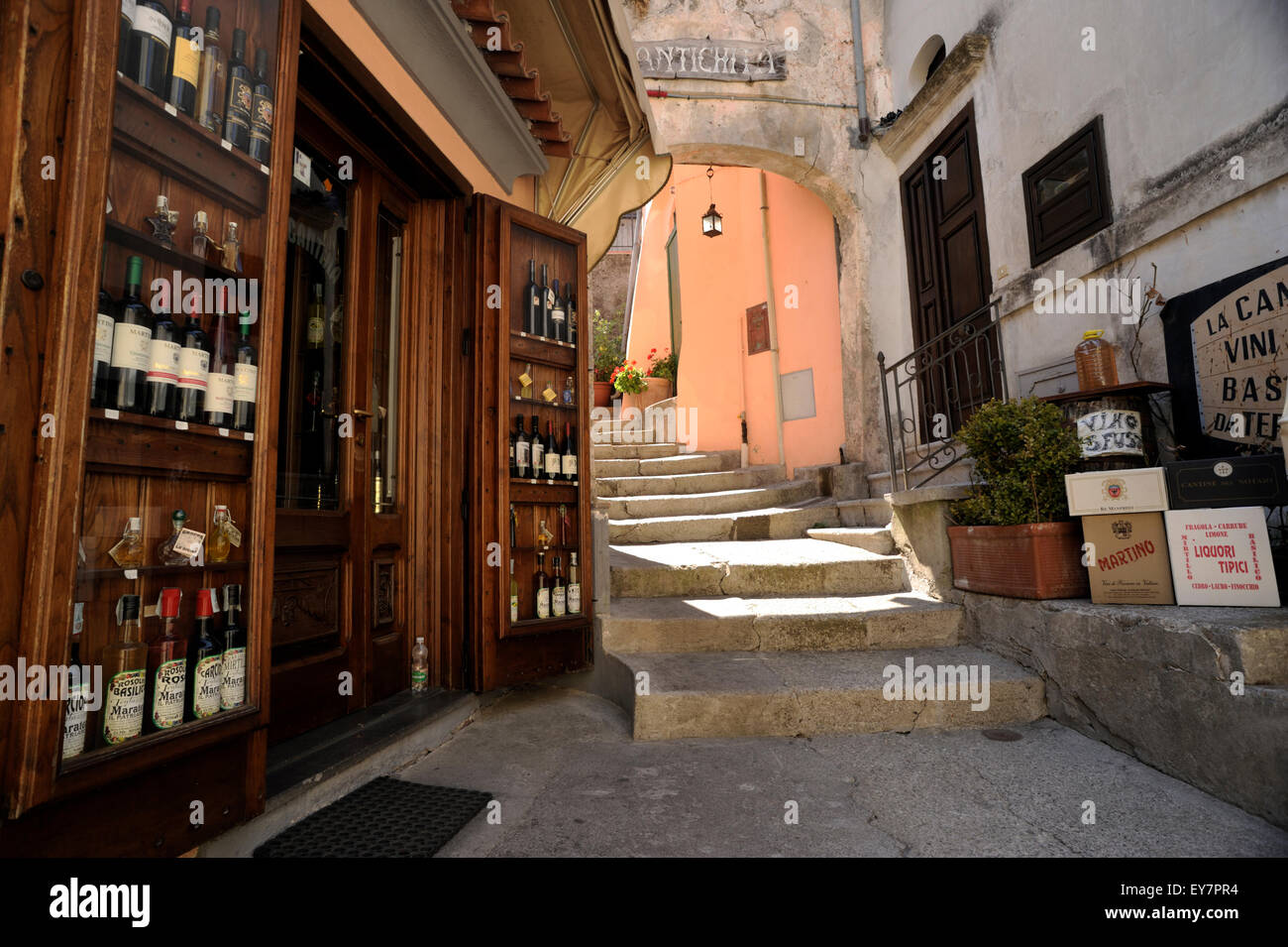 Italy, Basilicata, Maratea, village Stock Photo