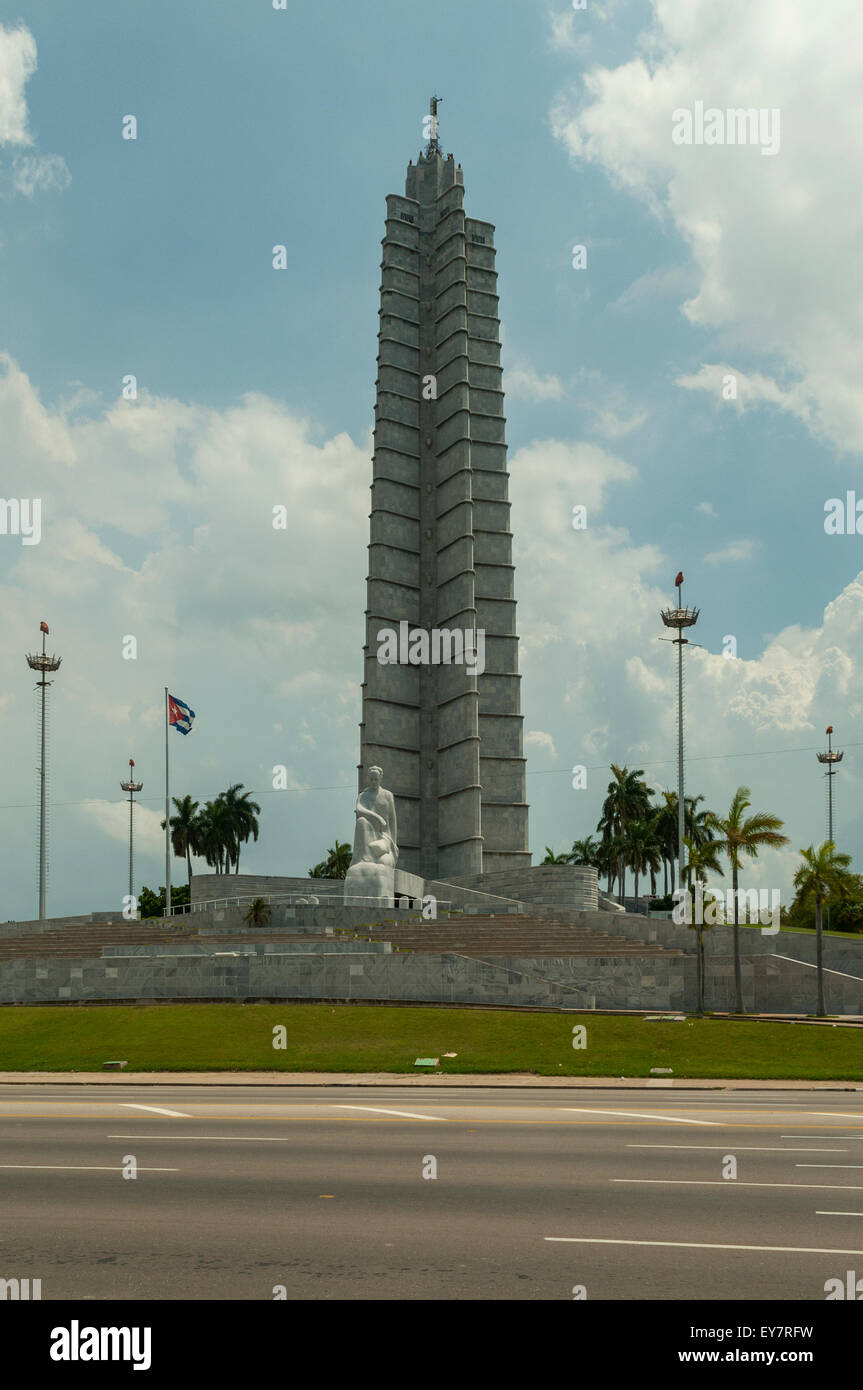 Revolution Monument and Square, Havana, Cuba Stock Photo