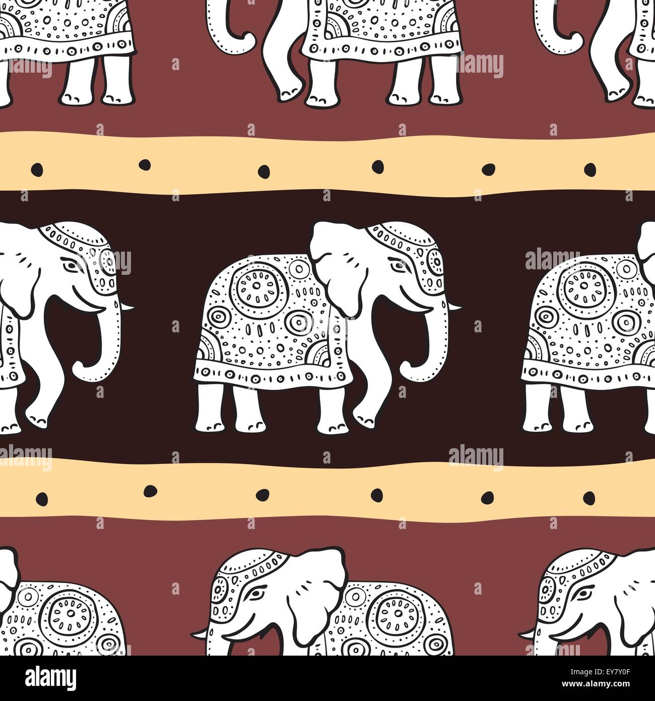 Elephants. Seamless pattern Stock Vector Image & Art - Alamy
