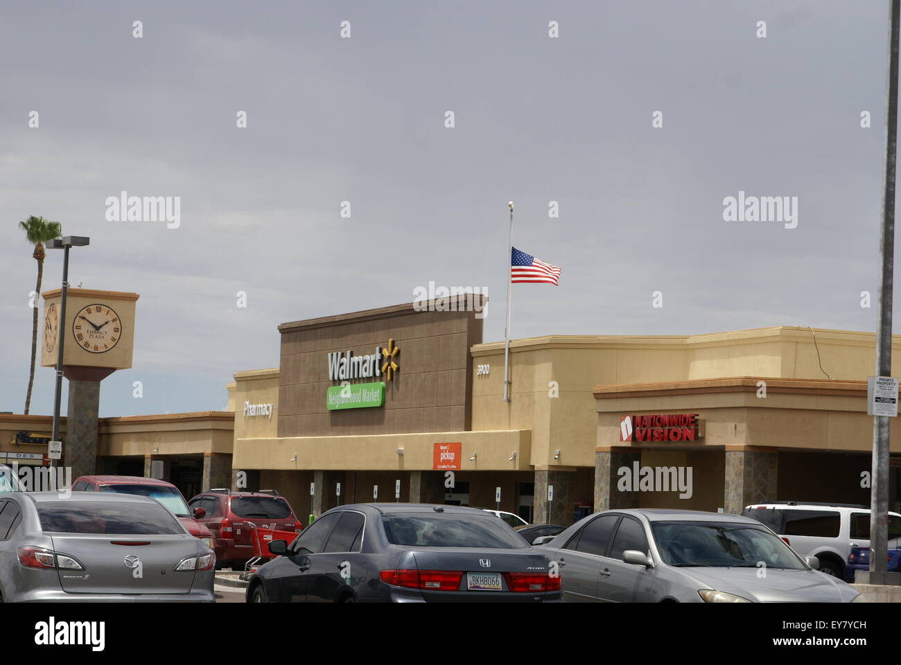 tucson arizona usa 23rd july 2015 a neighborhood walmart tucson