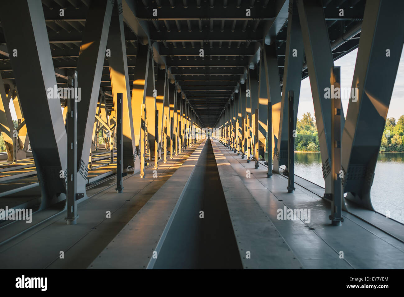 Part of metal bridge hi-res stock photography and images - Alamy