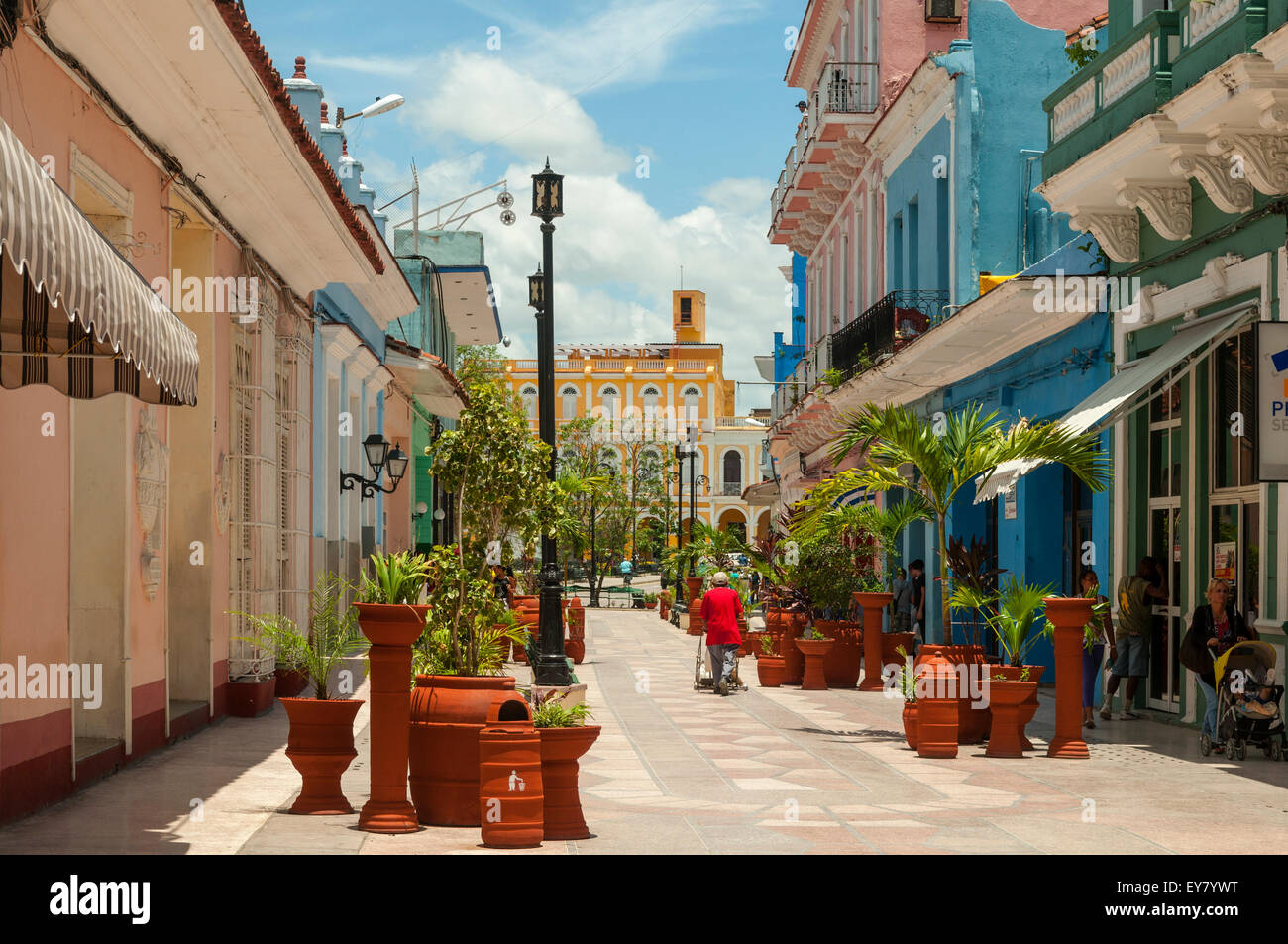 Independencia Sur, Sancti Spiritus, Cuba Stock Photo