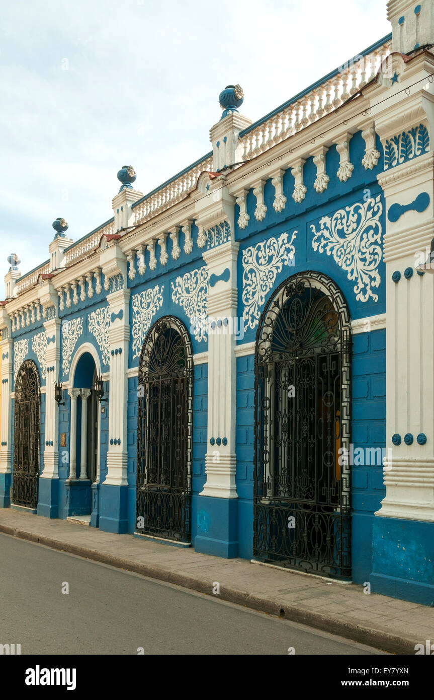 Old Building in Camaguey, Cuba Stock Photo