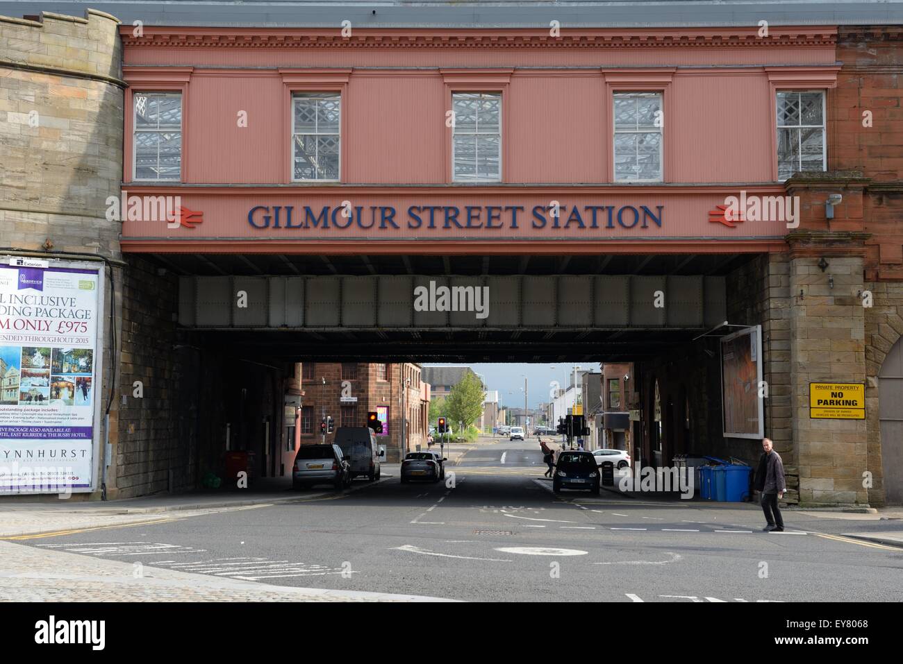 Gilmour Street train station in Paisley, Renfrewshire, Scotland, UK
