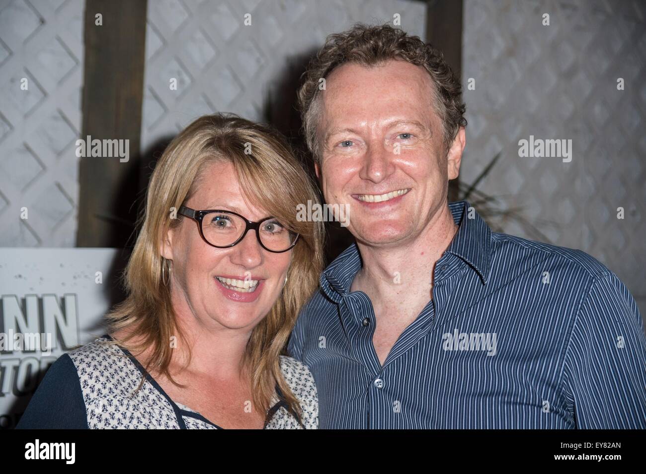 New York, NY, USA. 23rd July, 2015. Janet van de Graaf, Bob Martin in attendance for COLIN QUINN - THE NEW YORK STORY Opening Night, A.O.C. L'aile ou la Cuisse, New York, NY July 23, 2015. Credit:  Steven Ferdman/Everett Collection/Alamy Live News Stock Photo