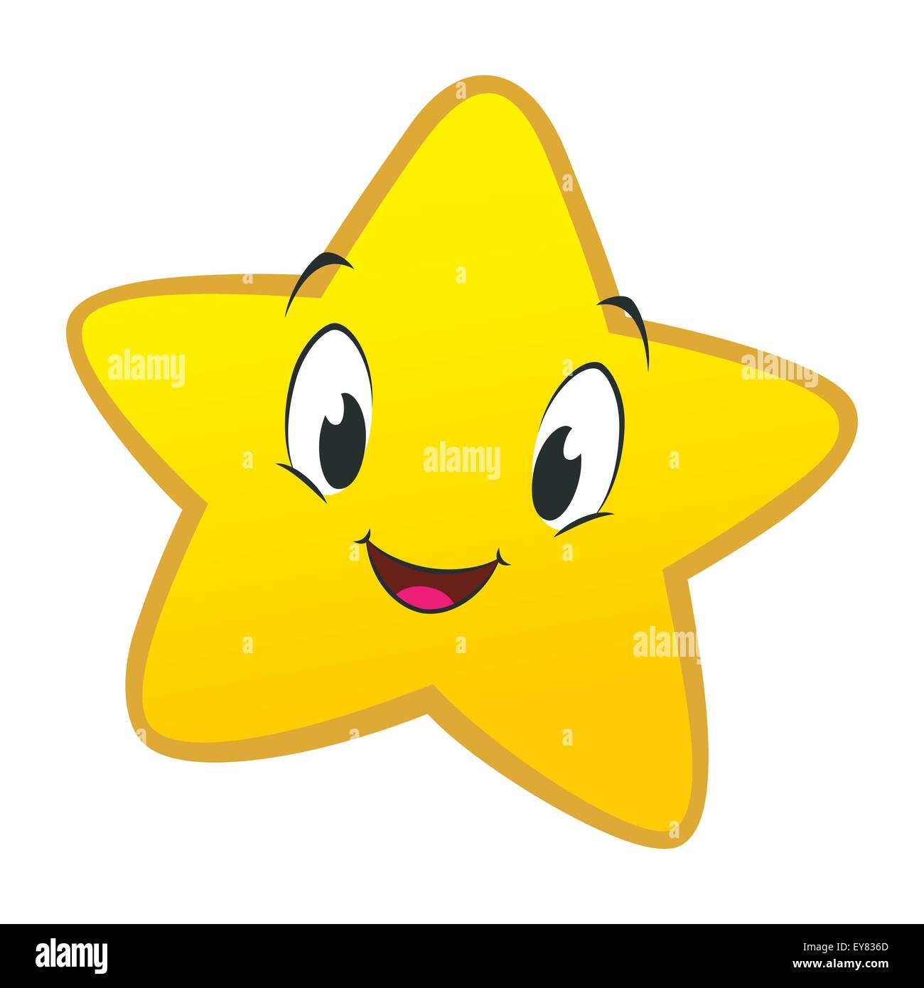 Cartoon Little Star Stock Vector