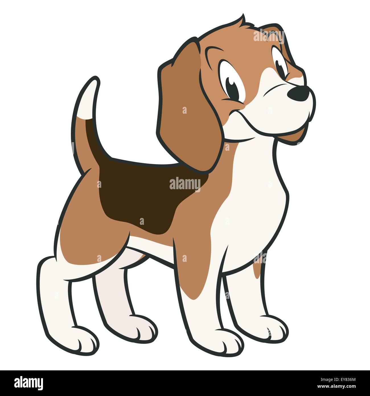 Cartoon Beagle Stock Vector Image & Art Alamy