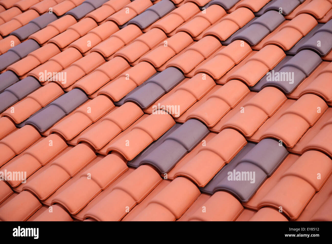 Pattern of red roof Stock Photo Alamy