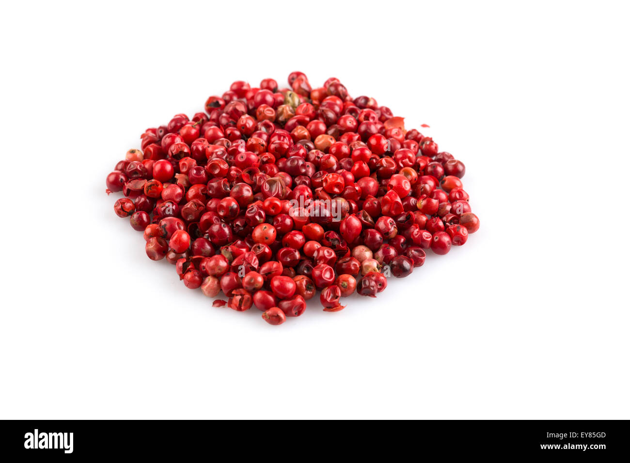 red peppercorns seeds isolated on white background Stock Photo Alamy