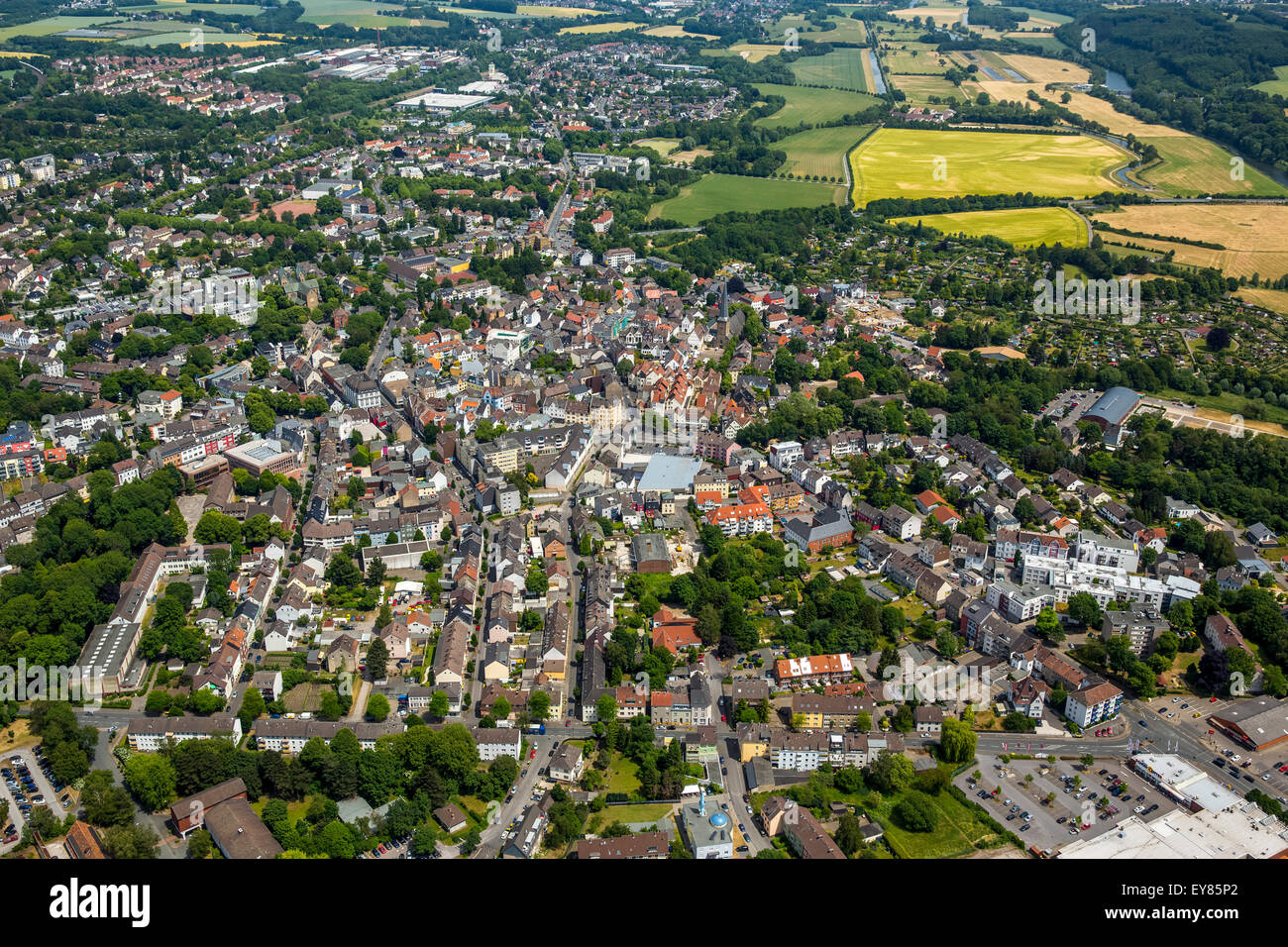 Town centre, Schwerte, Ruhr district, North Rhine-Westphalia, Germany Stock Photo