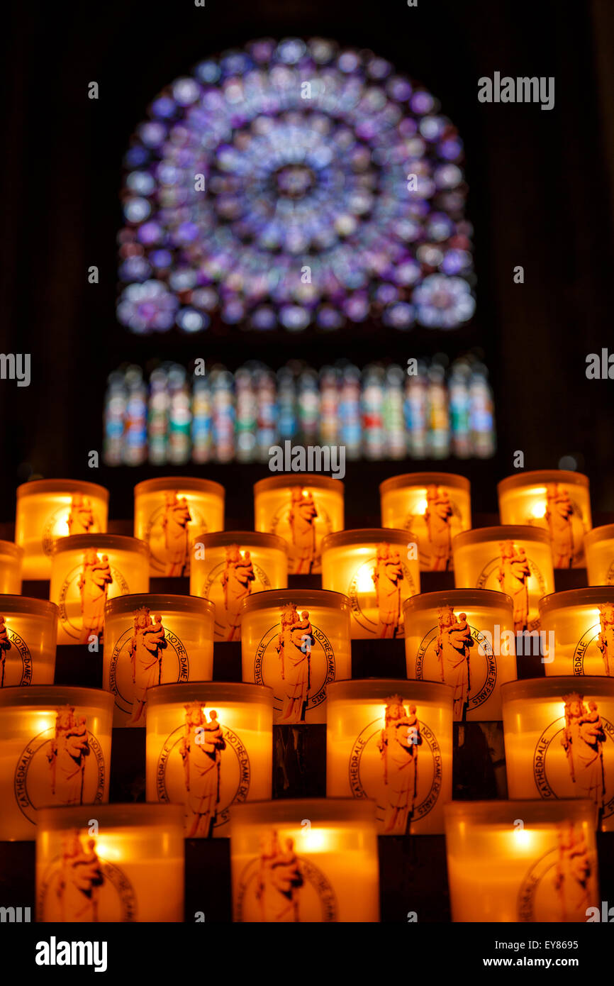 Notre Dame Cathedral. Paris. France. Europe Stock Photo