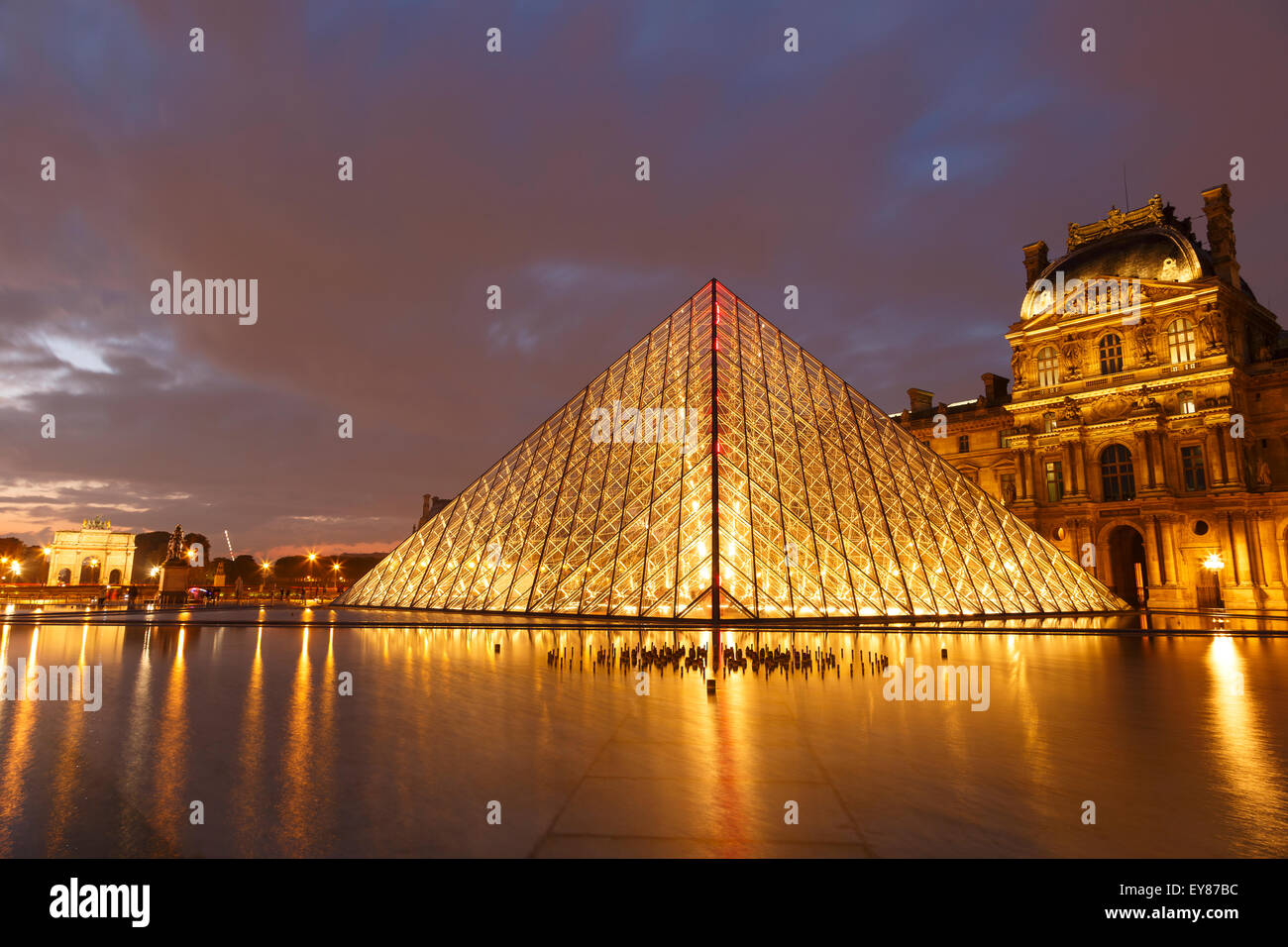 Louvre museum. Paris. France. Europe Stock Photo Alamy