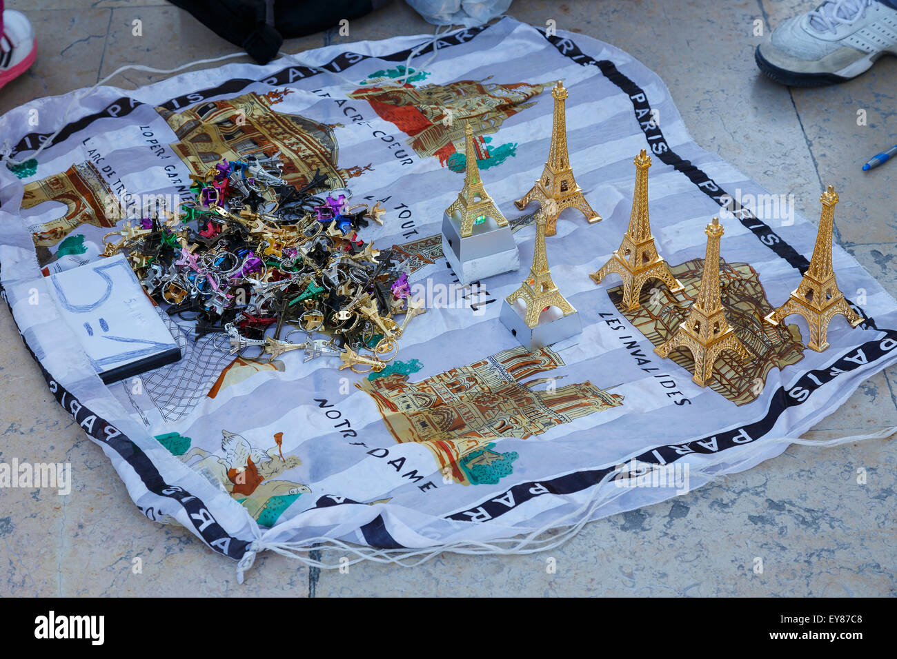 Souvenirs of Eiffel tower. Paris. France. Europe Stock Photo