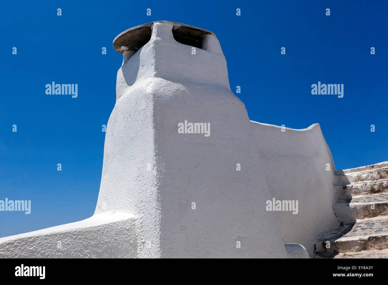 Ventilation, Santorini, Cyclades Islands, Greece, Europe Stock Photo