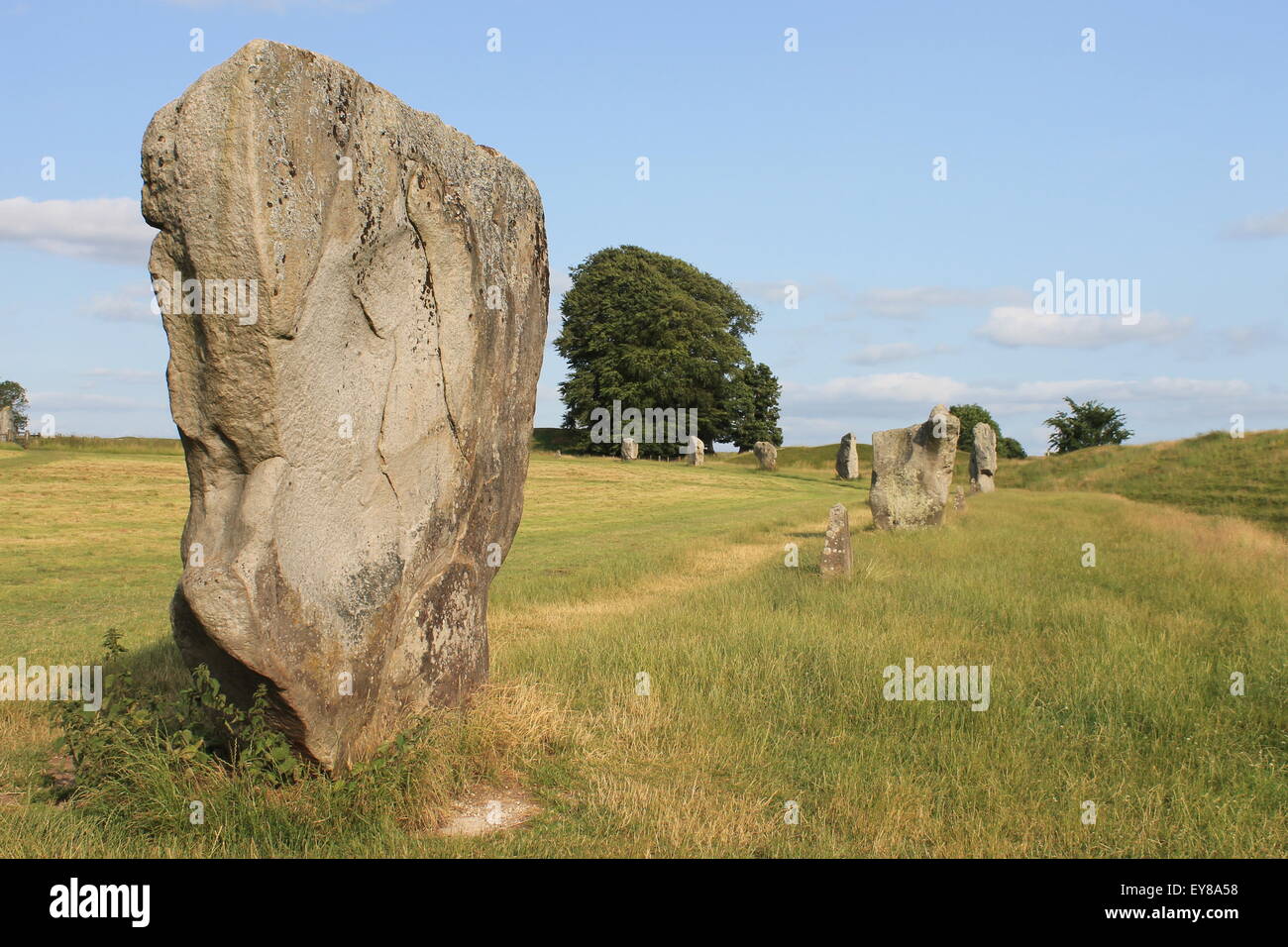 Avebury stone circle, Avebury, Wiltshire, England, UK Stock Photo