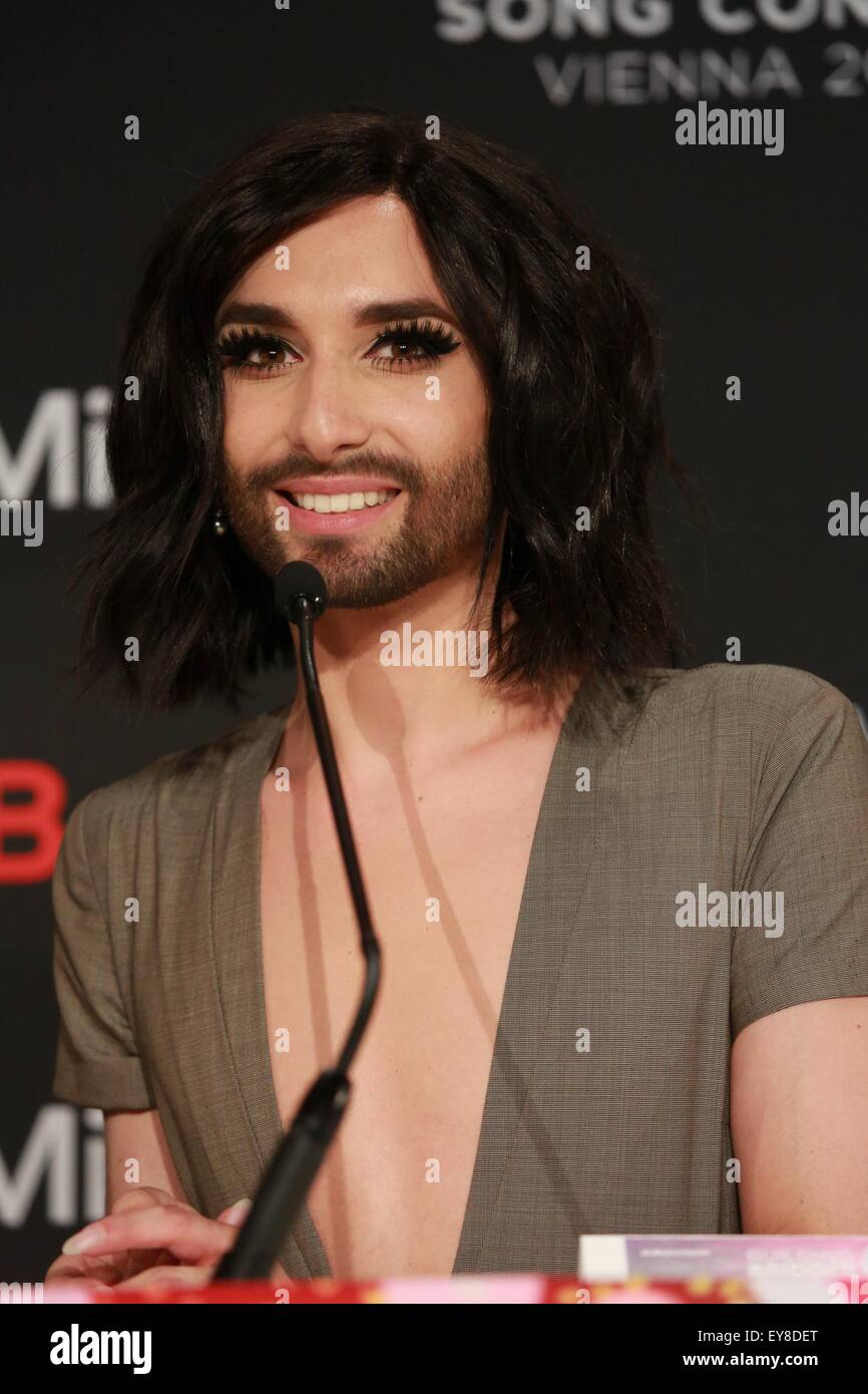 Eurovision Song Contest 2015 - Press Conference with Conchita Wurst and ...