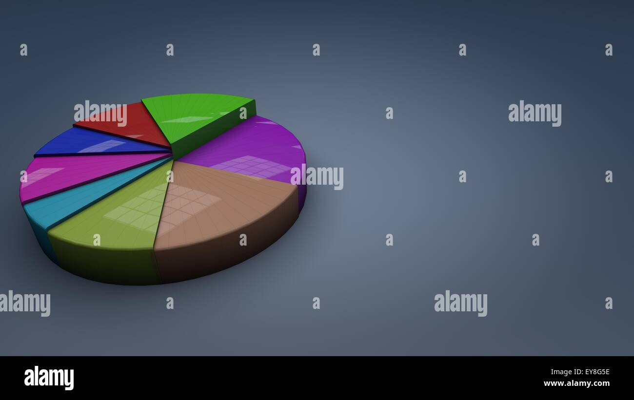 colorful pie chart Stock Photo - Alamy