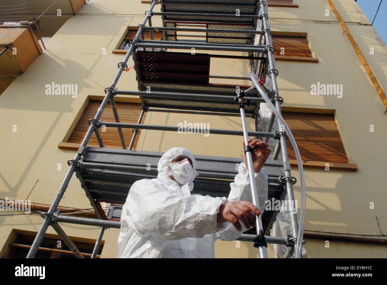 Casale Monferrato Italy Removal Of Asbestos Dust Used As