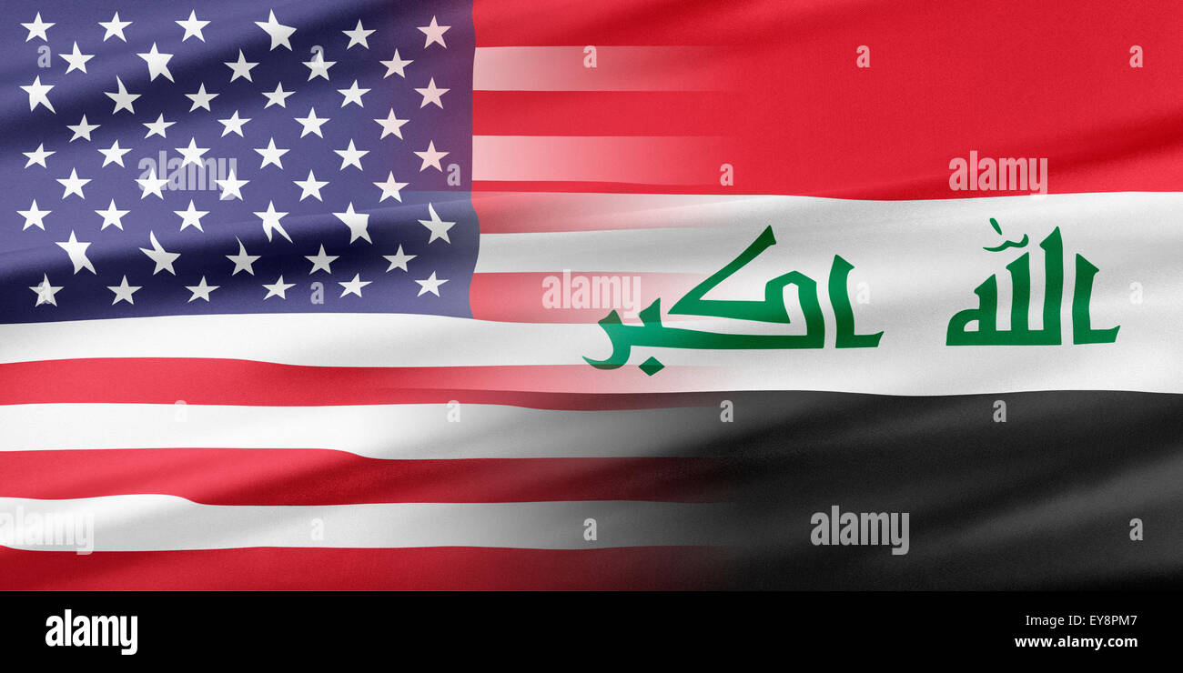 United states iraq flag hi-res stock photography and images - Alamy