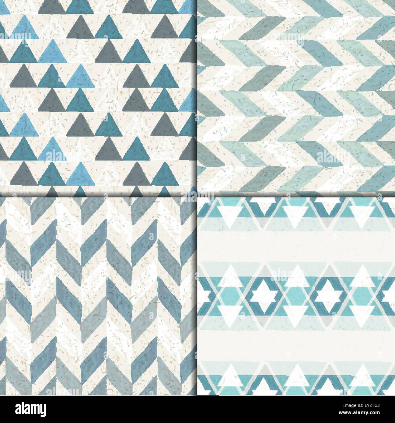 seamless hand drawn patterns Stock Vector Image & Art - Alamy