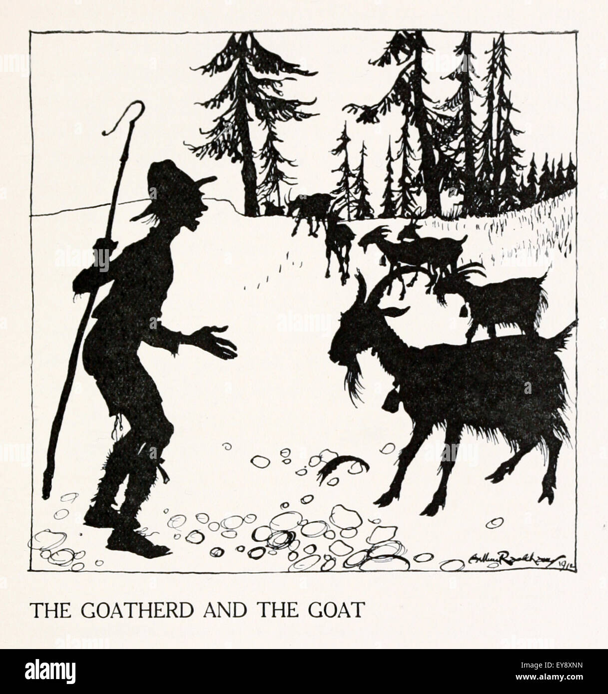 The Goatherd And The Goat Fable Aesop Circa 600bc A Goatherd Put His Goats With Wild Goats And Prized The Wild And So Fed Them Better Than His Hog They Would