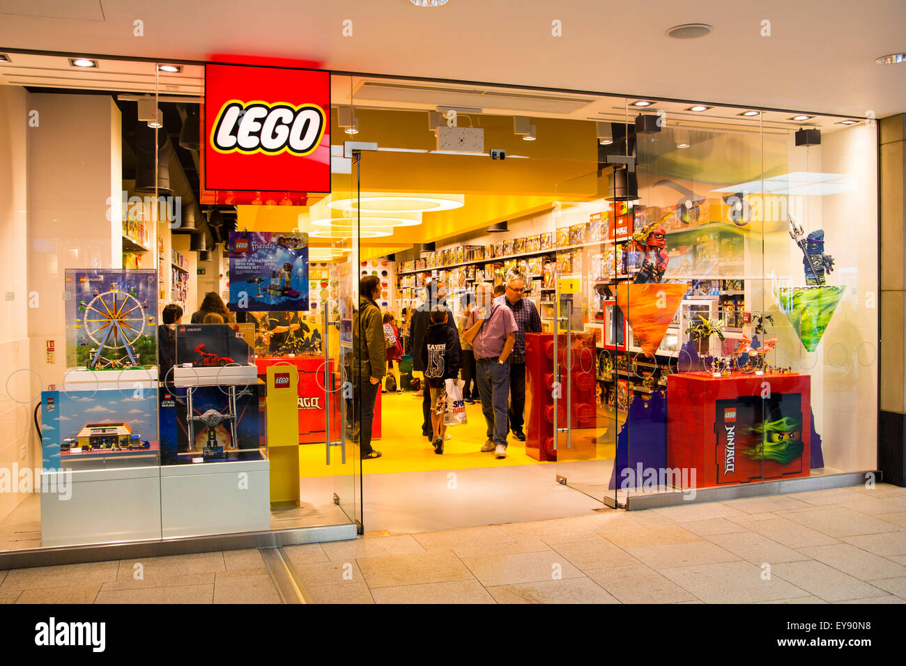 Legos lego store window display hi-res stock photography and