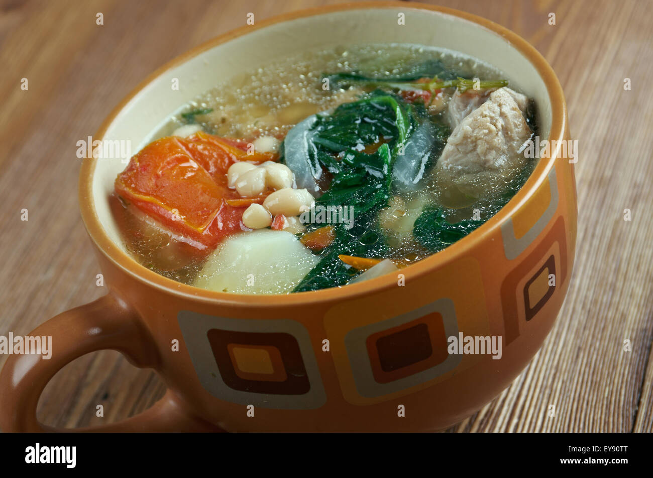 Caldo gallego literally Galician broth, traditional soup dish from