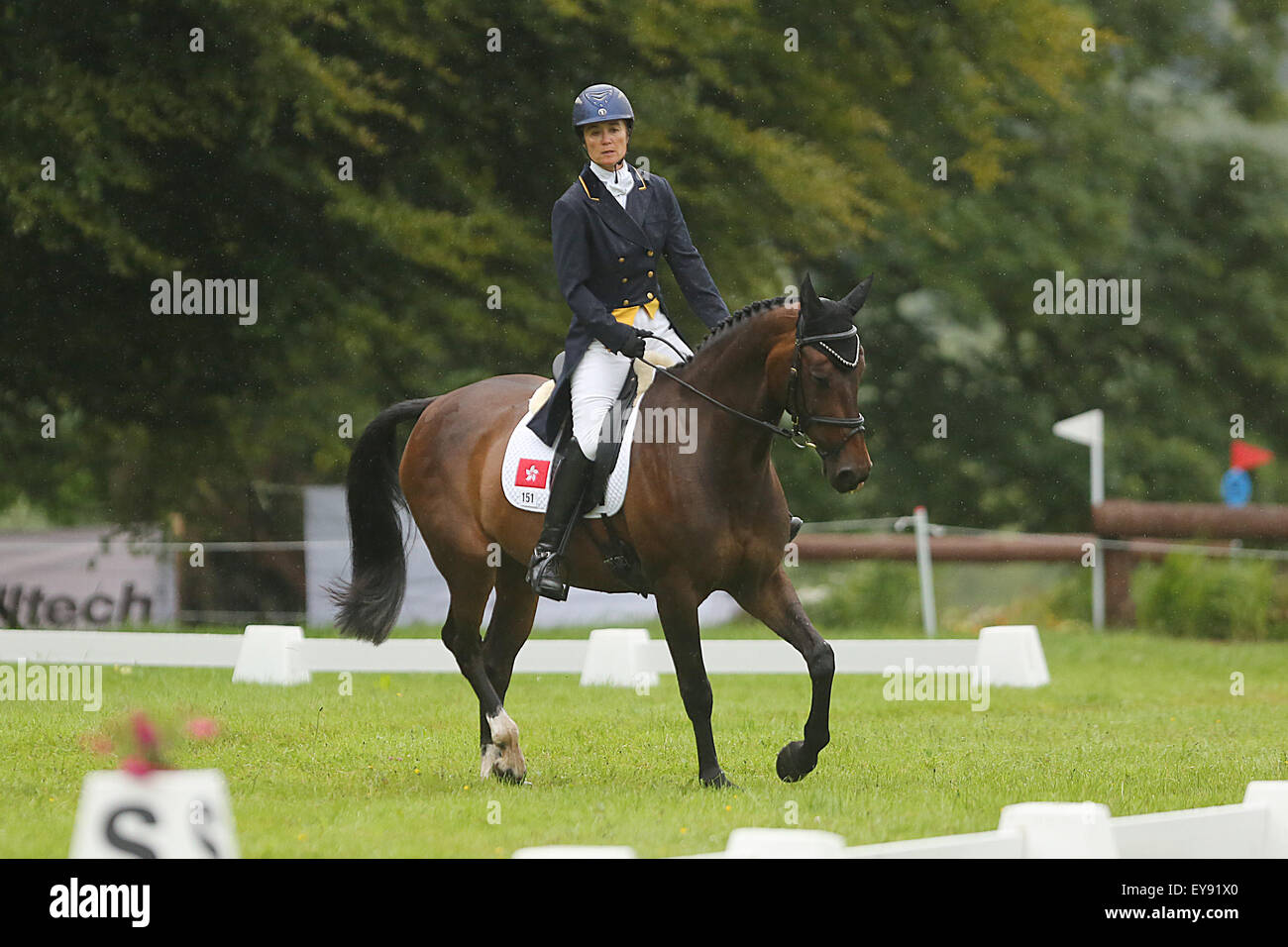 Waterford, Ireland. 24th July, 2015. Camphire International Horse Trials. Nicole Pearson( Hong Kong) on Latini. Credit:  Action Plus Sports/Alamy Live News Stock Photo