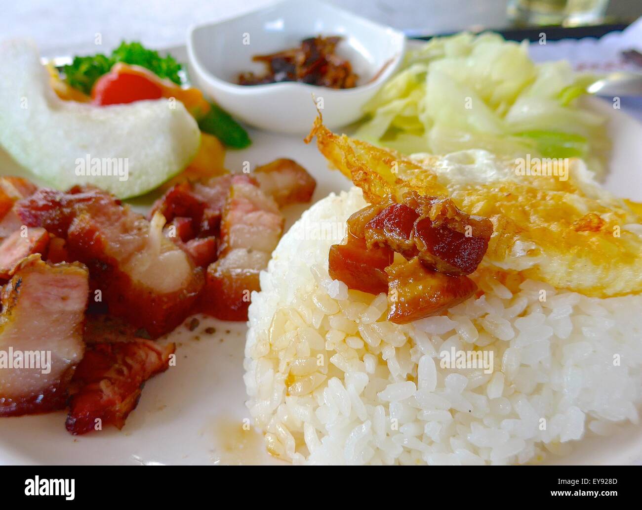Aboriginal style of meals in southern Taiwan Stock Photo