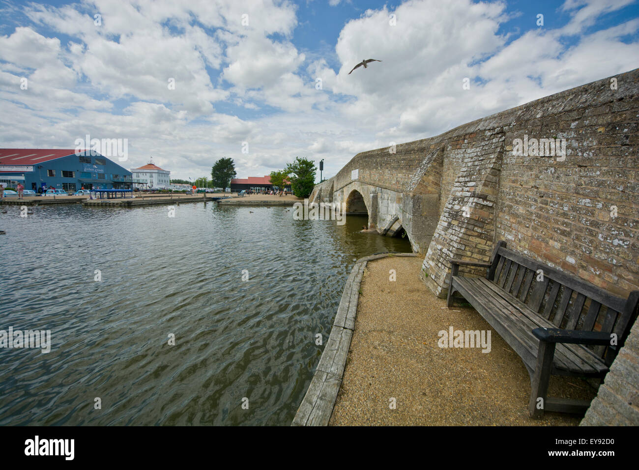 Potter Heigham Bridge Stock Photo Alamy