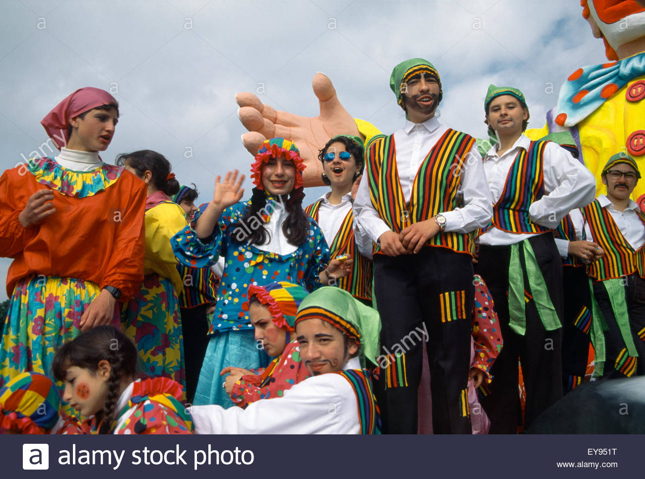 Valletta Malta Carnival People In Costume Stock Photo: 85638724 - Alamy