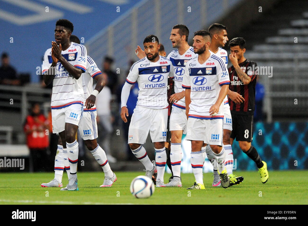 Joie Lyon - 18.07.2015 - Lyon/Milan AC - Match amical -Lyon.Photo : Jean Paul Thomas/Icon Sport Stock Photo