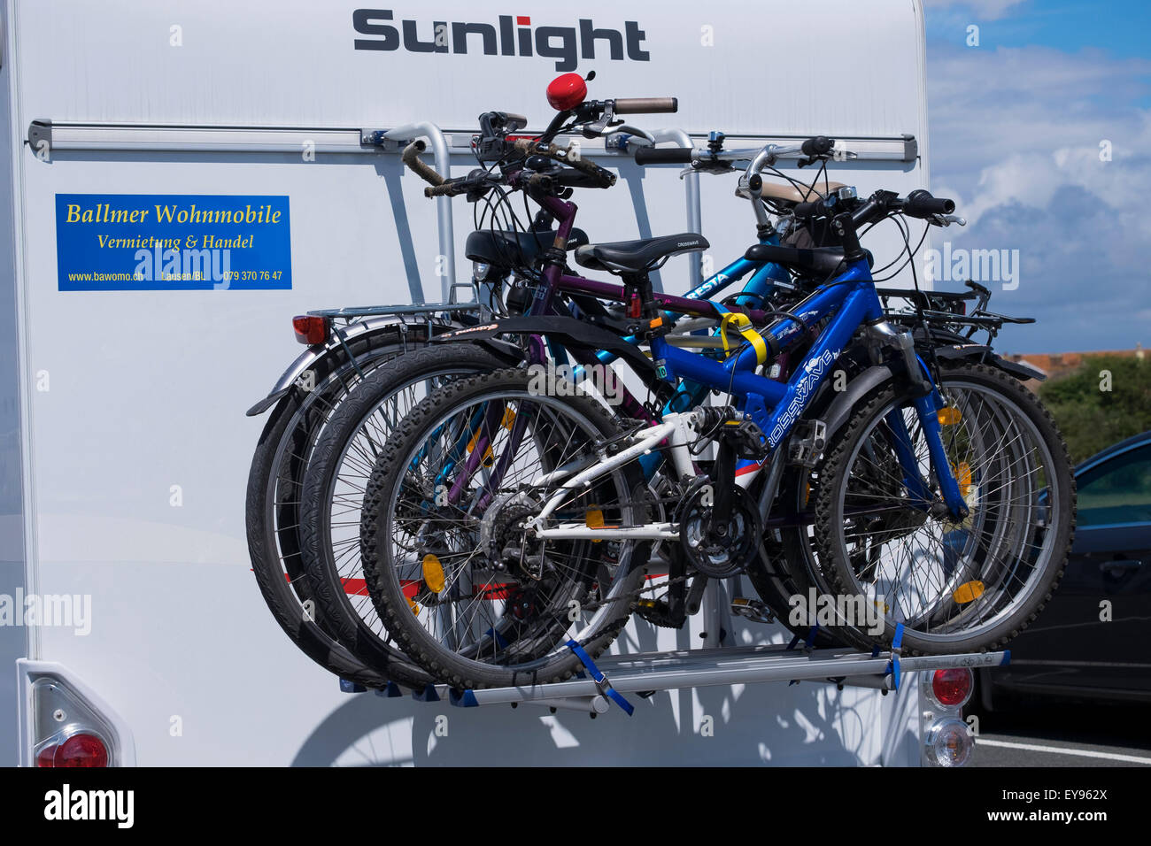 motorhome bicycle rack