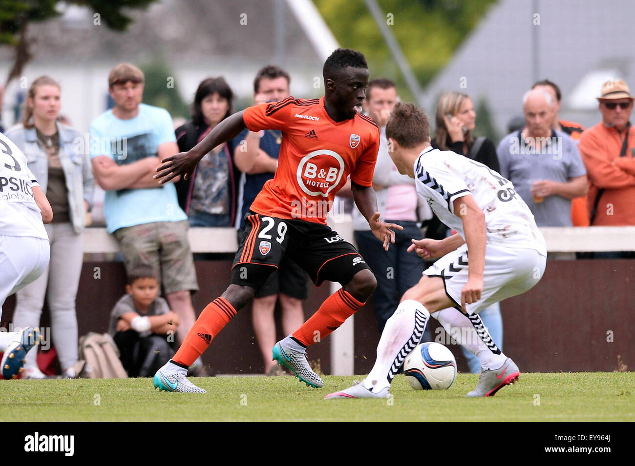 Pape PAYE - 18.07.2015 - Lorient/Reims - Match amical -Carnac.Photo : Nolwenn Le Gouic/Icon Sport Stock Photo