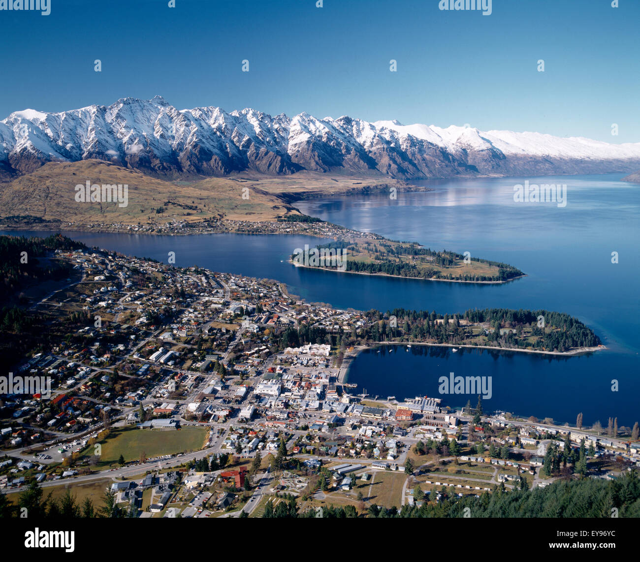 Queenstown New Zealand Remarkables South Island Stock Photo