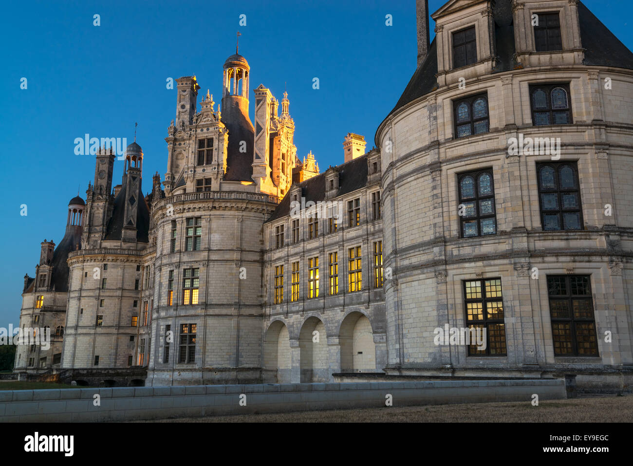 Chambord Castle in Loire Valley, France Stock Photo