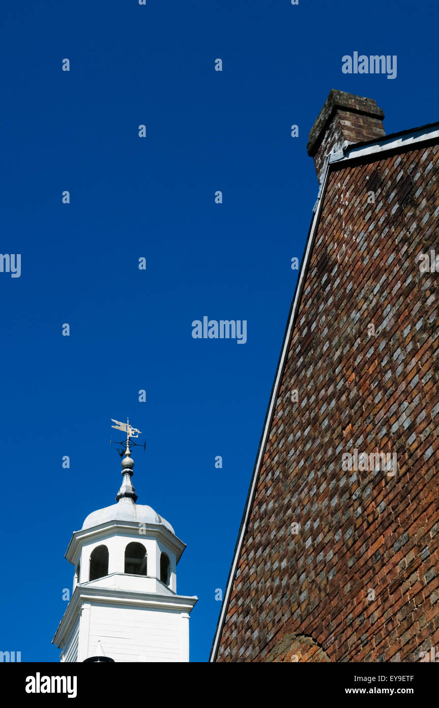 Detail Of Roof And Spire Of Church Of King Charles The Martyr. Stock Photo